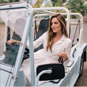 Gal Meets Glam Elisabetta Tie A-line Dress